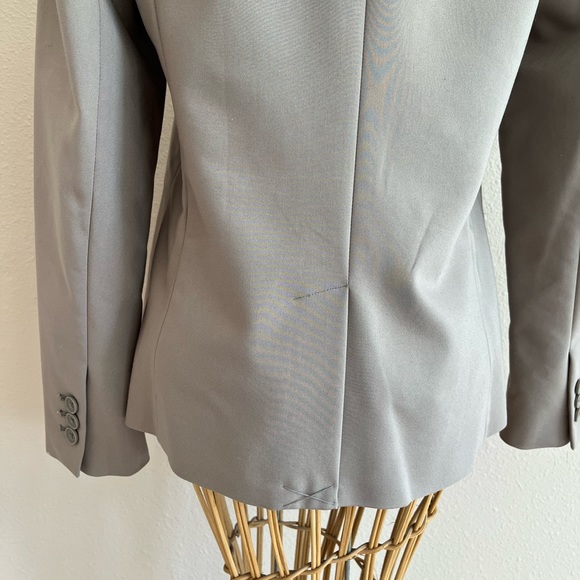 Apt. 9 Grey Single Button Lined Blazer - Picture 4 of 9